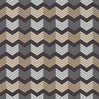 Dikişsiz soyut geometrik desen. Zigzag doku. Doku karalamak. Tekstil rapport.