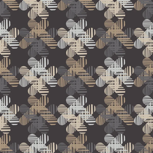 Nahtlose Abstrakte Geometrische Muster Die Textur Der Streifen Kritzeltextur Textilbeziehung — Stockvektor