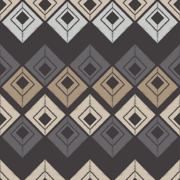 Bezproblémové Abstraktní Geometrický Vzor Textura Rhombus Klikyháky Texturu Textilní Program — Stockový vektor
