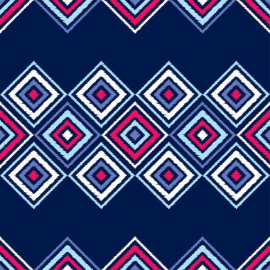 Etnik boho seamless modeli. Geleneksel süs. Geometrik arka plan. Halk motif. Tekstil rapport.