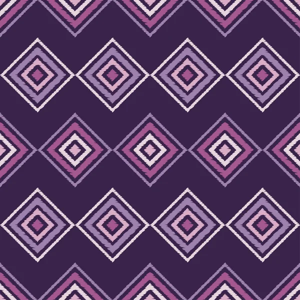 Ethnische Boho Nahtlose Muster Traditionelles Ornament Geometrischer Hintergrund Volksmotiv Textilbeziehung — Stockvektor