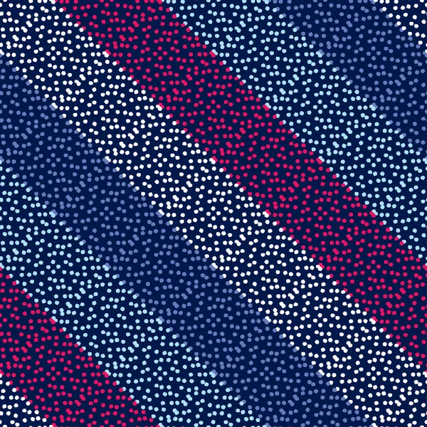 Polka Dot Seamless Pattern Текстура Ромба Ручной Штрих Геометрический Фон — стоковый вектор