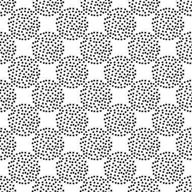 Polka dot seamless modeli. El ile tarama. Geometrik arka plan. Doku karalamak. extile uyum.