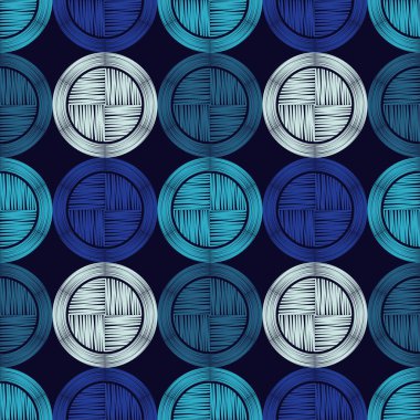 Etnik boho kusursuz desen. Dantelli. Kumaş üzerine nakış. Yama dokusu. Dokuma. Geleneksel süs. Kabile düzeni. Halk motifi. Web tasarımı veya yazdırma için vektör illüstrasyonu.