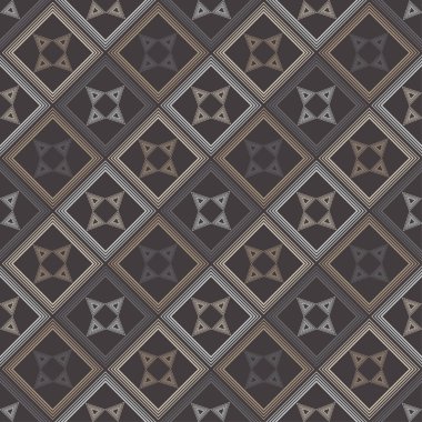 Etnik boho kusursuz desen. Dantelli. Kumaş üzerine nakış. Yama dokusu. Dokuma. Geleneksel süs. Kabile düzeni. Halk motifi. Web tasarımı veya yazdırma için vektör illüstrasyonu.