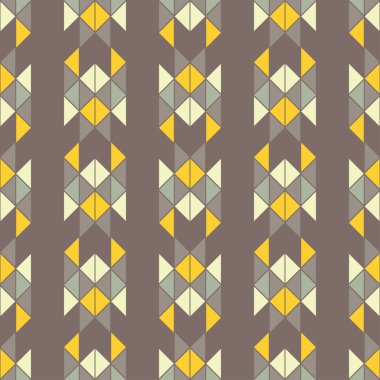 Etnik boho kusursuz desen. Dantelli. Kumaş üzerine nakış. Yama dokusu. Dokuma. Geleneksel süs. Kabile düzeni. Halk motifi. Web tasarımı veya yazdırma için vektör illüstrasyonu.