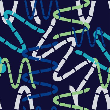 Etnik boho kusursuz desen. Dantelli. Kumaş üzerine nakış. Yama dokusu. Dokuma. Geleneksel süs. Kabile düzeni. Halk motifi. Web tasarımı veya yazdırma için vektör illüstrasyonu.