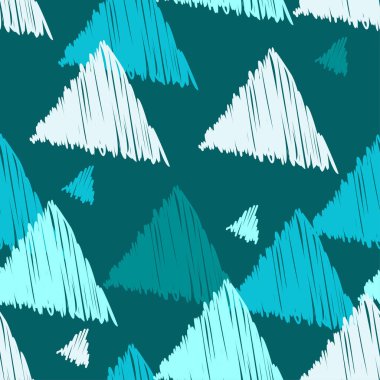 Etnik boho kusursuz desen. Dantelli. Kumaş üzerine nakış. Yama dokusu. Dokuma. Geleneksel süs. Kabile düzeni. Halk motifi. Web tasarımı veya yazdırma için vektör illüstrasyonu.