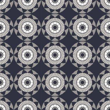 Kusursuz desen. Döşeme taşlarının tasarım konsepti. Web tasarımı veya yazdırma için vektör illüstrasyonu.