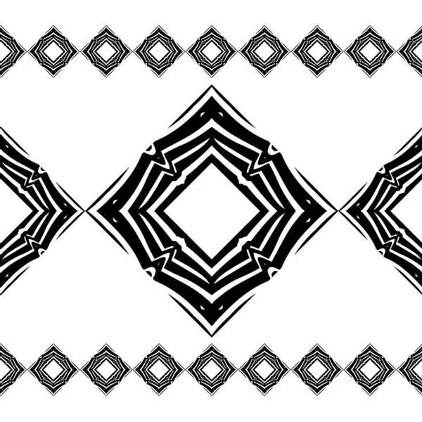 Diseño Blanco Negro Con Rayas Cebra Patrón Étnico Boho Sin — Archivo Imágenes Vectoriales