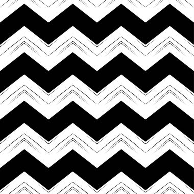 Zigzag. Etnik boho süsü. Kusursuz desen. Kabile motifi. Web tasarımı veya yazdırma için vektör illüstrasyonu.