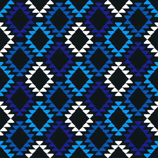 Ethnic Boho Ornament Seamless Pattern Tribal Motif Vector Illustration Web — 스톡 벡터