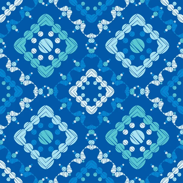 Paisley Dísz Polka Pöttyök Ikat Vagyok Hagyományos Dísz Vektoros Illusztráció — Stock Vector