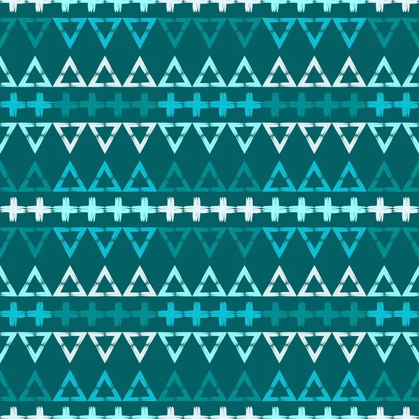 Adorno Étnico Boho Patrón Sin Costuras Motivo Tribal Ilustración Vectorial — Vector de stock