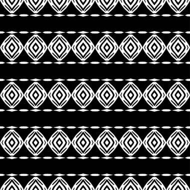 Zebra çizgileri. Etnik boho süsü. Kusursuz desen. Kabile motifi. Web tasarımı veya yazdırma için vektör illüstrasyonu.