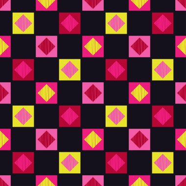 Etnik boho süsü. Kusursuz desen. Kabile motifi. Web tasarımı veya yazdırma için vektör illüstrasyonu.