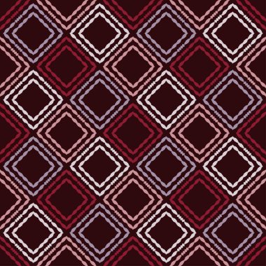 Etnik boho süsü. Kusursuz desen. Kabile motifi. Web tasarımı veya yazdırma için vektör illüstrasyonu.