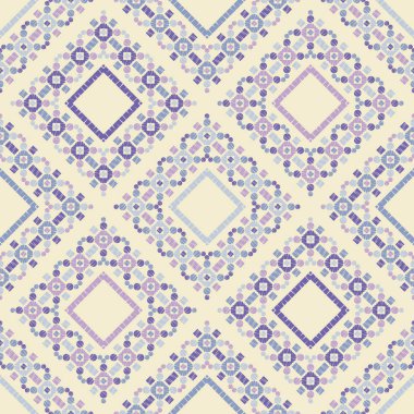 Yumurtadan çıkma şekilleri. Etnik boho süsü. Kusursuz desen. Kabile motifi. Web tasarımı veya yazdırma için vektör illüstrasyonu.