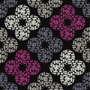 Puantiyeli süs. Kapak. Kusursuz desen. Web tasarımı veya yazdırma için vektör illüstrasyonu.