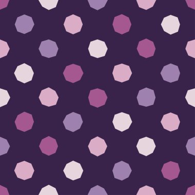 Olaysız daireler. Puantiyeli süs. Kusursuz desen. Web tasarımı veya yazdırma için vektör illüstrasyonu.