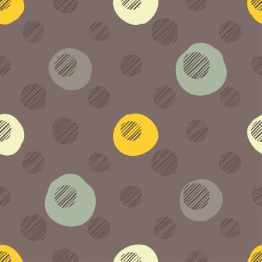 Puantiyeli süs. Kusursuz desen. Web tasarımı veya yazdırma için vektör illüstrasyonu.