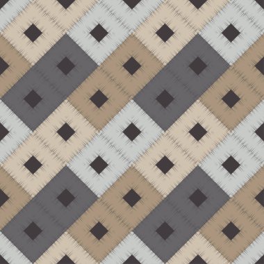 Etnik boho süsü. Kapak. Kusursuz desen. Kabile motifi. Web tasarımı veya yazdırma için vektör illüstrasyonu.