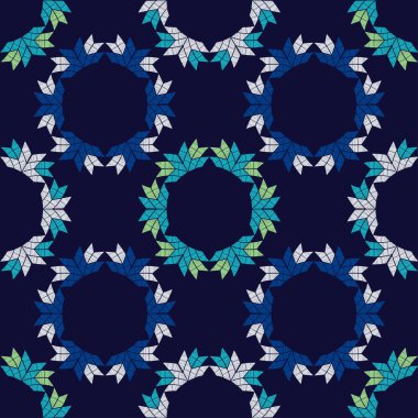 Aztek elementleri. Etnik boho süsü. Kusursuz desen. Kabile motifi. Web tasarımı veya yazdırma için vektör illüstrasyonu.