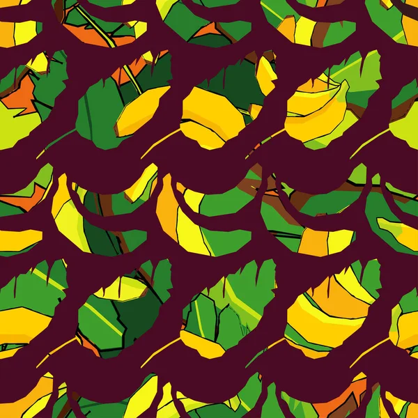 Απρόσκοπτη Φόντο Πολύχρωμες Μπανάνες Ποπ Αρτ Εικονογράφηση Διανύσματος Για Σχεδιασμό — Διανυσματικό Αρχείο