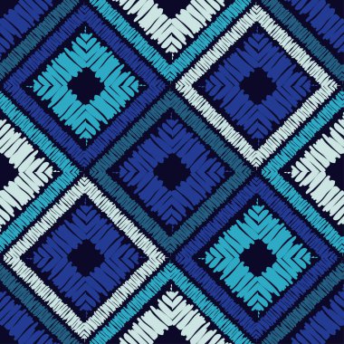 Elle kumandalı tasarım. Etnik boho süsü. Kusursuz bir geçmişi var. Kabile motifi. Web tasarımı veya yazdırma için vektör illüstrasyonu.