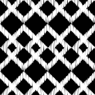 Elle kumandalı tasarım. Etnik boho süsü. Kusursuz bir geçmişi var. Kabile motifi. Web tasarımı veya yazdırma için vektör illüstrasyonu.