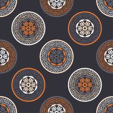 Zebra çizgileri ve leopar benekleri olan kusursuz bir arka plan. Afrika hayvanları. Web tasarımı veya yazdırma için vektör illüstrasyonu.