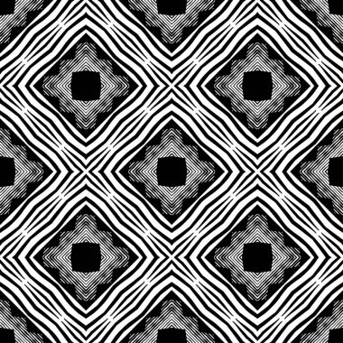 Zebra çizgileri olan kusursuz bir arka plan. Siyah beyaz tasarım. Afrika hayvanları. Web tasarımı veya yazdırma için vektör illüstrasyonu.