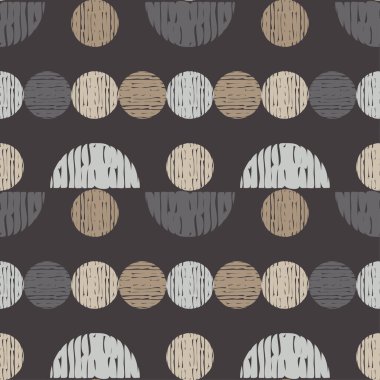 Elle kumandalı tasarım. Etnik boho süsü. Kusursuz bir geçmişi var. Kabile motifi. Web tasarımı veya yazdırma için vektör illüstrasyonu.