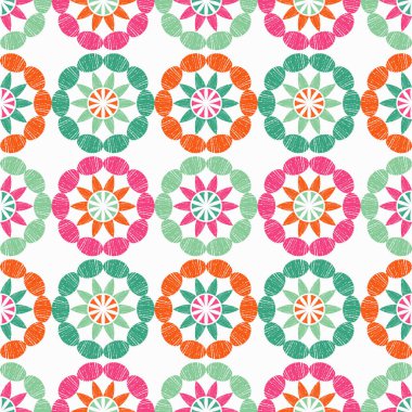 Elle kumandalı tasarım. Etnik boho süsü. Kusursuz bir geçmişi var. Kabile motifi. Web tasarımı veya yazdırma için vektör illüstrasyonu.