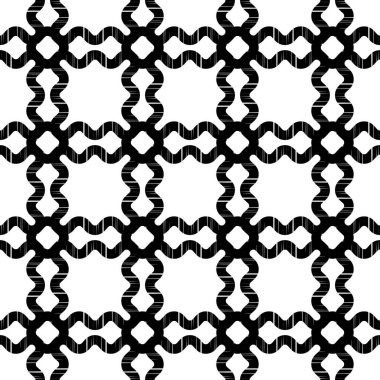 Zigzag ve dalgalar. Elle kumandalı tasarım. Etnik boho süsü. Kusursuz bir geçmişi var. Kabile motifi. Web tasarımı veya yazdırma için vektör illüstrasyonu.