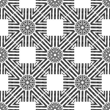 Kusursuz bir geçmişi var. Çeşitli şekiller ve nesnelerin karalamaları çizildi. Soyut modern moda illüstrasyonu. Web tasarımı veya yazdırma için çizim.