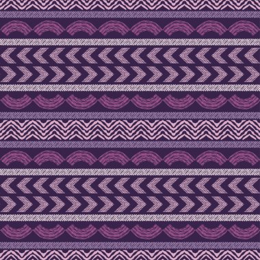 Elle kumandalı tasarım. Etnik boho süsü. Kusursuz bir geçmişi var. Kabile motifi. Web tasarımı veya yazdırma için vektör illüstrasyonu.