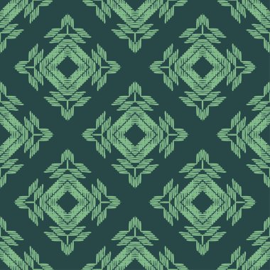 Elle kumandalı tasarım. Etnik boho süsü. Kusursuz bir geçmişi var. Kabile motifi. Web tasarımı veya yazdırma için vektör illüstrasyonu.