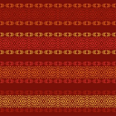 Leopar benekli tasarım. Etnik boho süsü. Kusursuz bir geçmişi var. Kabile motifi. Web tasarımı veya yazdırma için vektör illüstrasyonu.