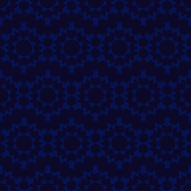 Altıgenler ve Kar Taneleri. Etnik boho süsü. Kusursuz bir geçmişi var. Kabile motifi. Web tasarımı veya yazdırma için vektör illüstrasyonu.