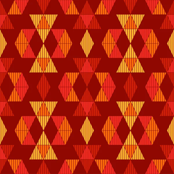 Éléments Aztèques Triangles Rayés Ornement Boho Ethnique Fond Sans Couture — Image vectorielle