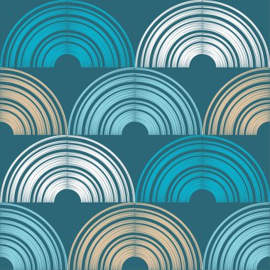 Şeritlerin tasarımı. Desenli doku. Etnik boho süsü. Kusursuz bir geçmişi var. Web tasarımı veya yazdırma için vektör illüstrasyonu.