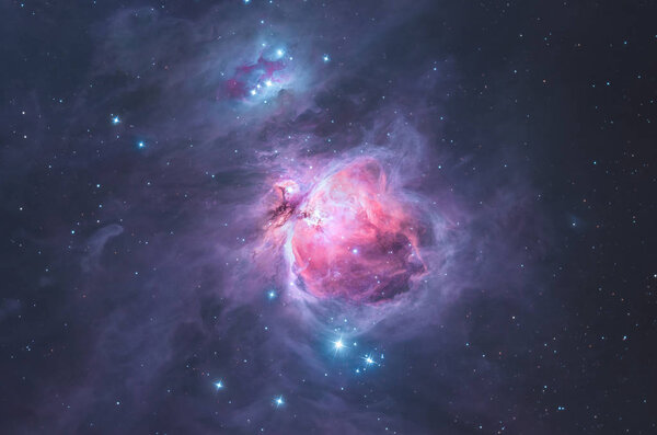The Great Orion nebula in the constellation Orion, the hunter