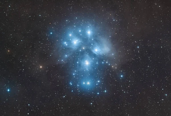 Plejades yıldız kümesi takımyıldızı Toros (Messier 45)