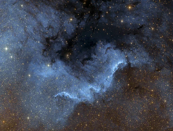 Der Nordamerikanische Nebel Ngc 7000 Infraroten Licht Stockbild