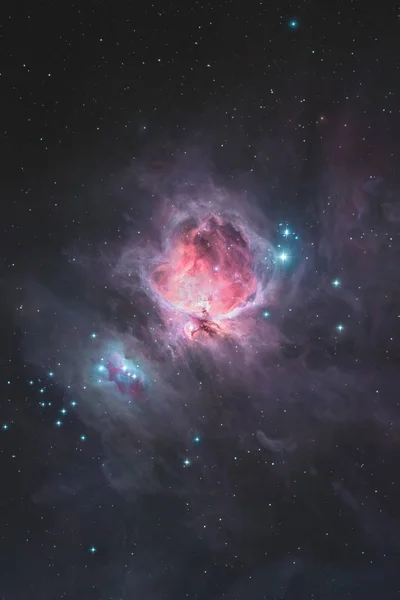 Der Große Orionnebel Sternbild Orion Der Jäger Stockbild