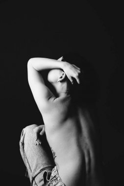 güzel portre siyah ve beyaz 