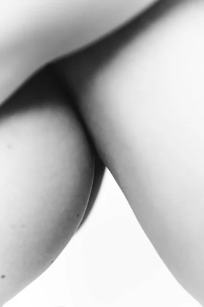 Erotisches Porträt Einer Eleganten Nackten Dame Mit Nacktem Körper Sexuelle — Stockfoto