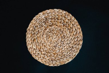 Hasır hasır hasır soyut arkaplan, hasır hasır hasır bej çevre dostu sarmal soyut arkaplan alanı