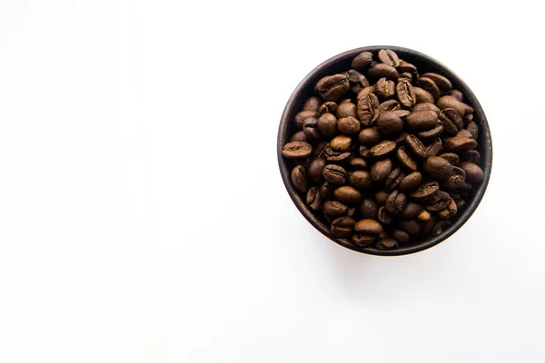 Brown Coffee Beans Close — Stock Photo, Image